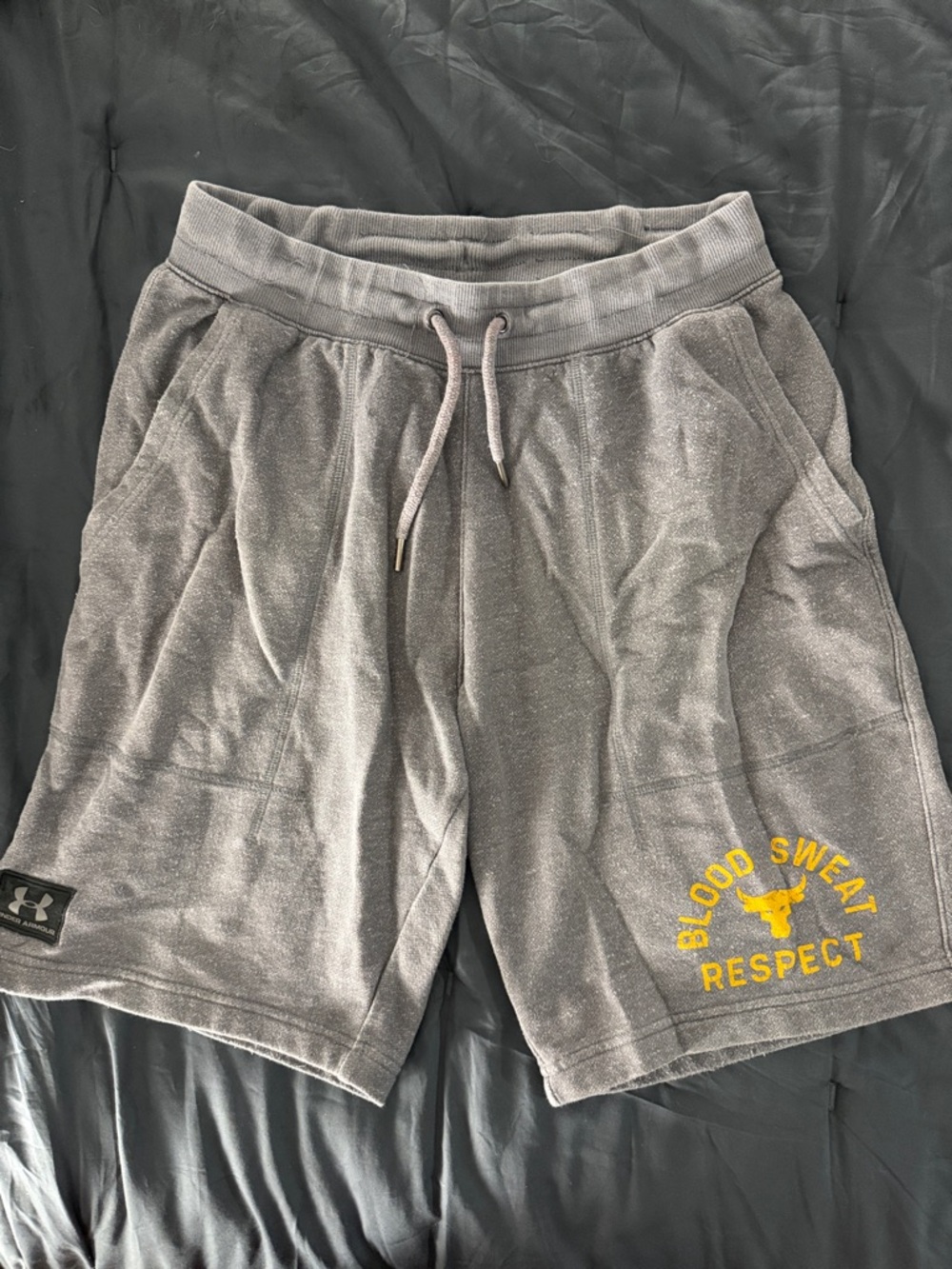 Under Armour Project Rock Men's Gray Athletic sweatshorts